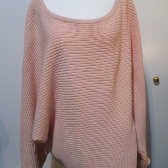Pink Knit Sweater by ELOQUII Elements - Picture 2 of 6